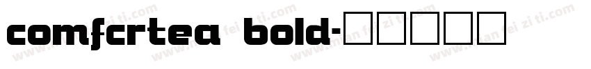 comfcrtea bold字体转换